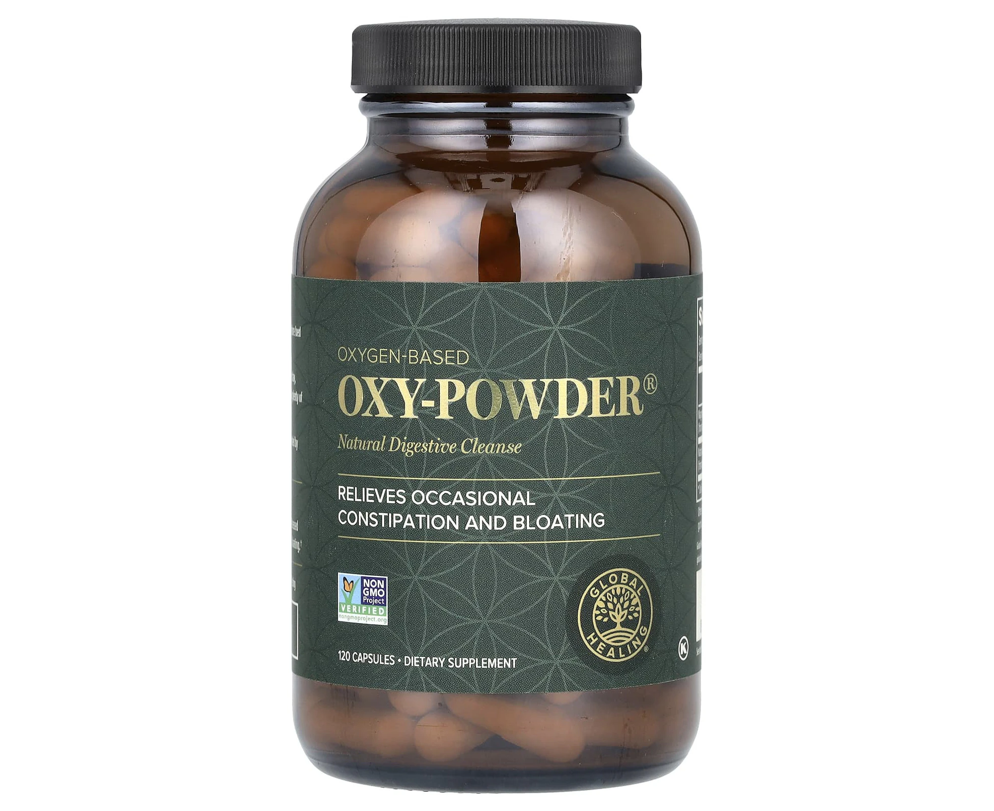 Global Healing, Oxygen-Based Oxy-Powder, 120 Capsules