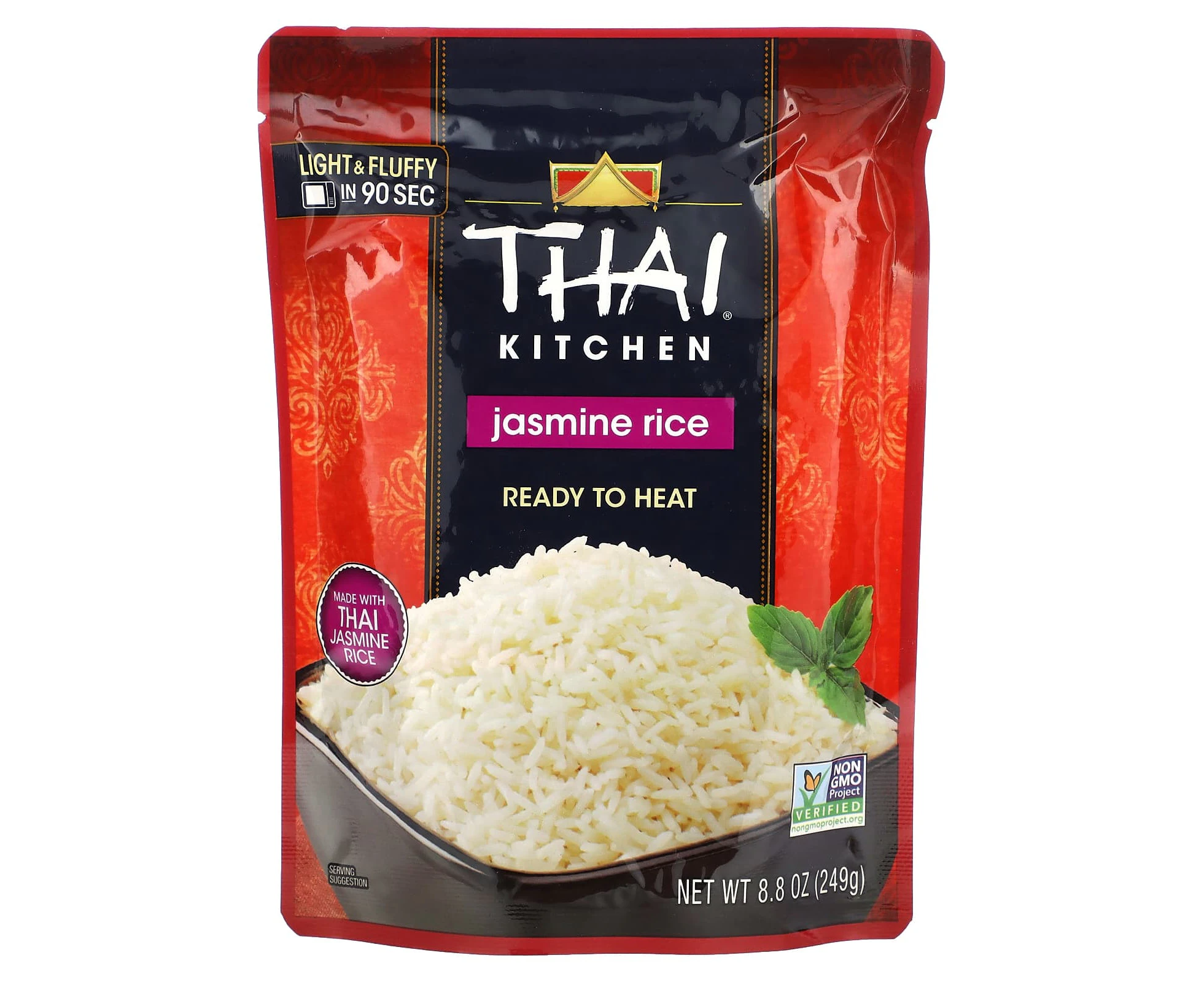 Thai Kitchen, Ready To Heat, Jasmine Rice, 8.8 oz (249 g)