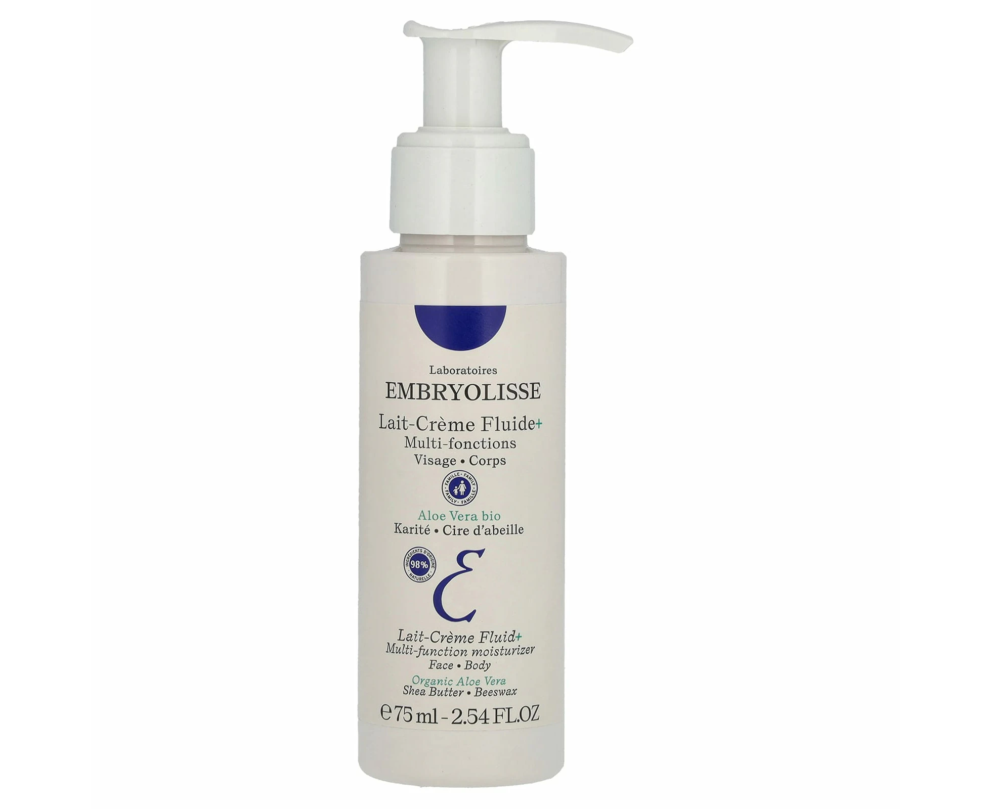 Embryolisse, Lait-Creme Fluid+, Multi-Function Moisturizer, 2.54 fl oz (75 ml)