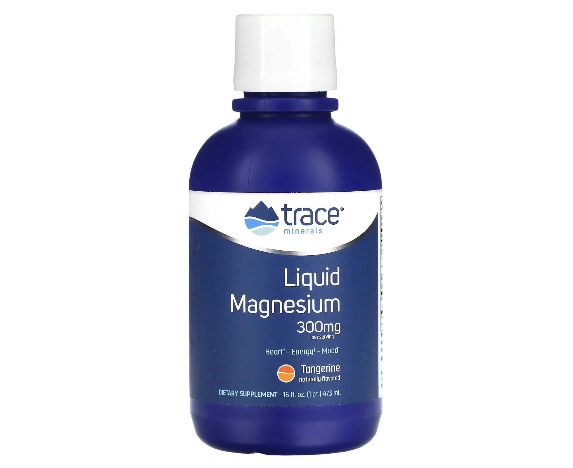 Trace Minerals ¬Æ, Liquid Magnesium, Tangerine, 300 mg, 16 fl oz (473 ml)