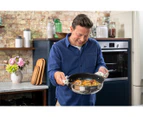 Jamie Oliver by Tefal Cooks Classic 30cm Non-Stick Induction Stainless Steel Shallow Pan w/ Lid