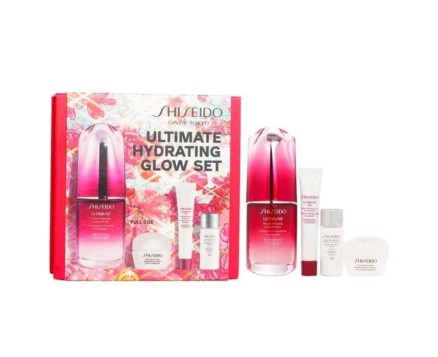 Shiseido Ultimate Hydrating Glow Set 4pcs