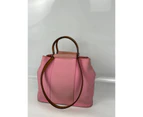 Hermes Pink Toile Canvas Cabag Elan Tote - Refurbished Grade B