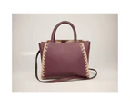 Fendi Peekaboo Mahogany Leather Bag - Refurbished Grade B