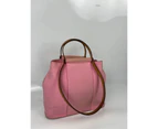 Hermes Pink Toile Canvas Cabag Elan Tote - Refurbished Grade B