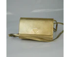 Prada Metallic Gold Saffiano Shine Leather Crossbody Bag - Refurbished Grade B