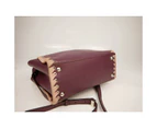 Fendi Peekaboo Mahogany Leather Bag - Refurbished Grade B