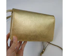 Prada Metallic Gold Saffiano Shine Leather Crossbody Bag - Refurbished Grade B