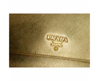 Prada Metallic Gold Saffiano Shine Leather Crossbody Bag - Refurbished Grade B