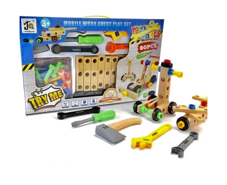 Toddler Tools & Builder Play Set 80pcs