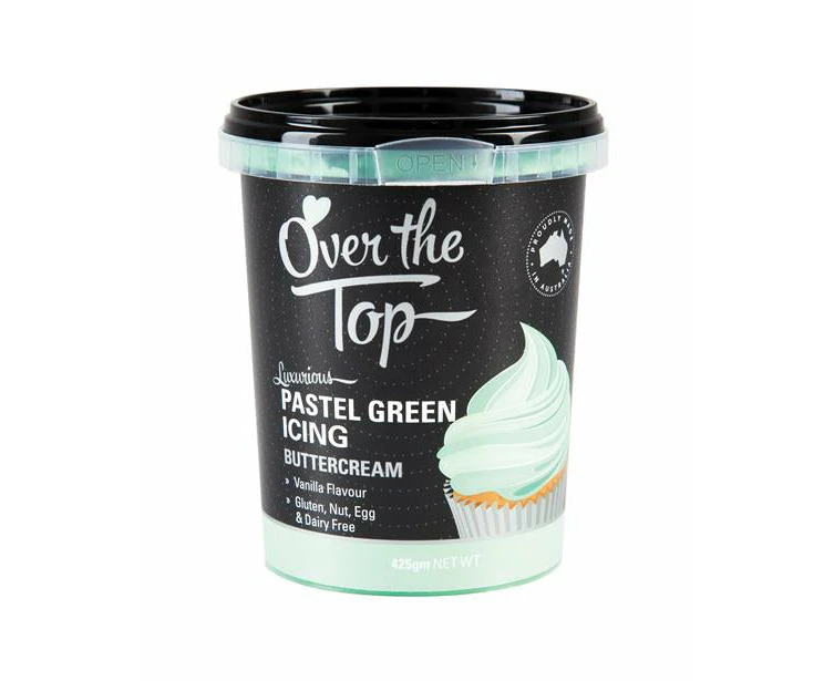 Over The Top Buttercream - Pastel Green 425g