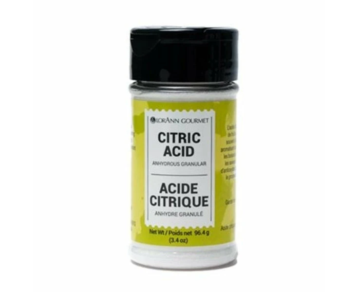 LorAnn Gourmet Citric Acid (Anhydrous Granular) 3.4oz