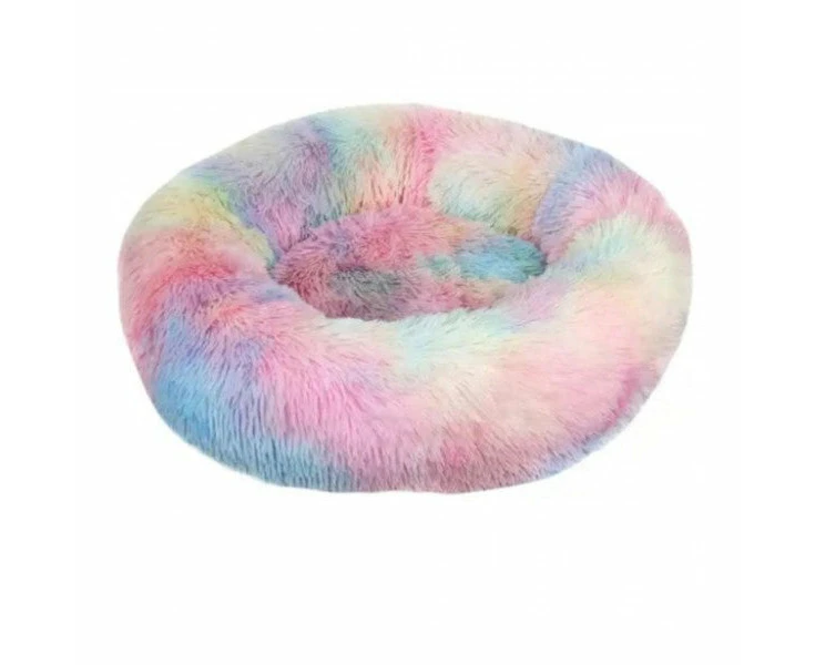 Large Rainbow Donut Pet Bed 90x90x19cm