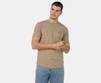 Silent Theory Men's Supply Tee / T-Shirt / Tshirt - Beige