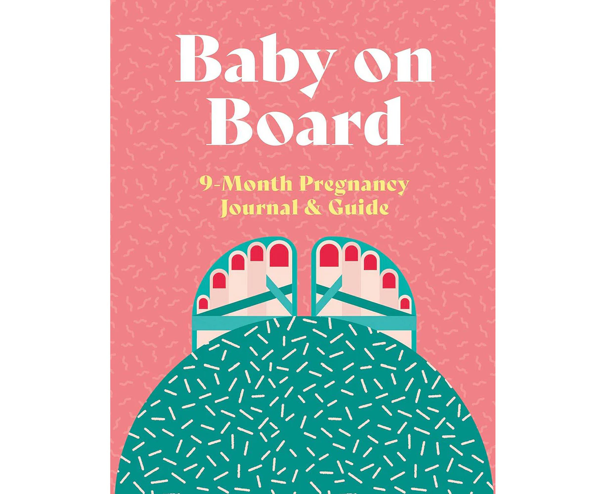 Baby On Board Pregnancy Guide Journal Pregnant Womens Book 18y+