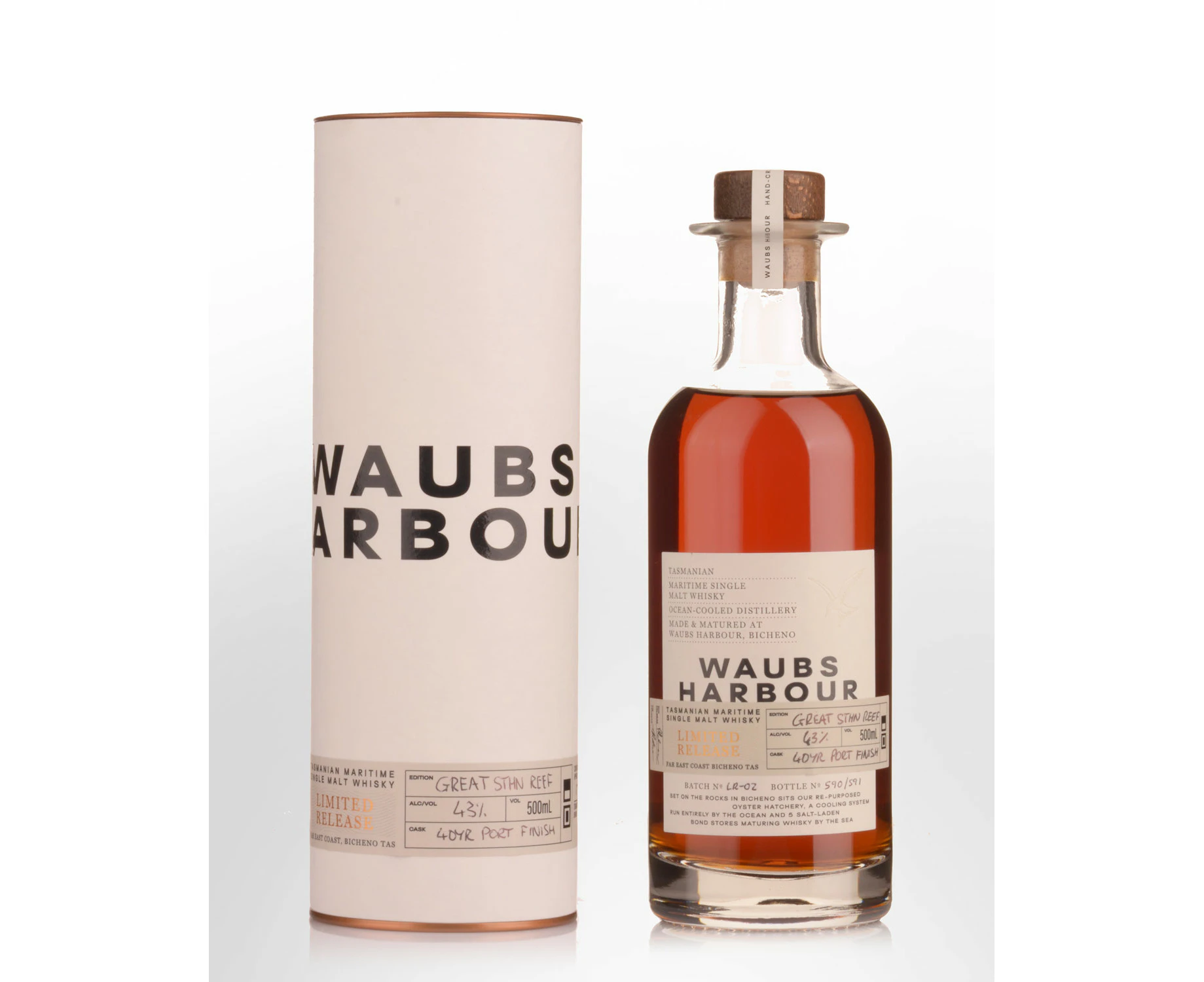 Waubs Harbour Great Southern Reef Whiskey 500ml