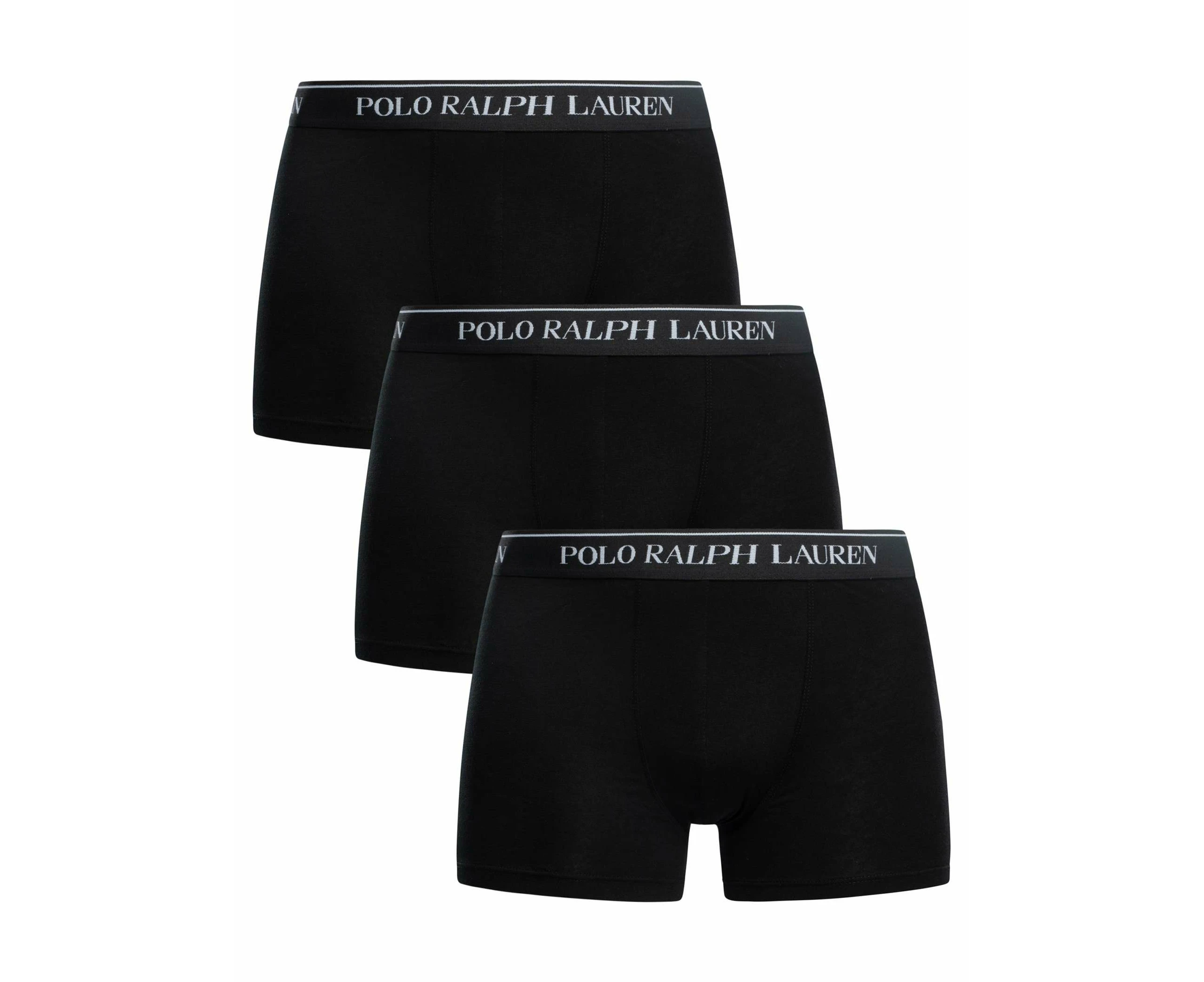 Polo Ralph Lauren Men's 3 Pack Classic Trunks - Black