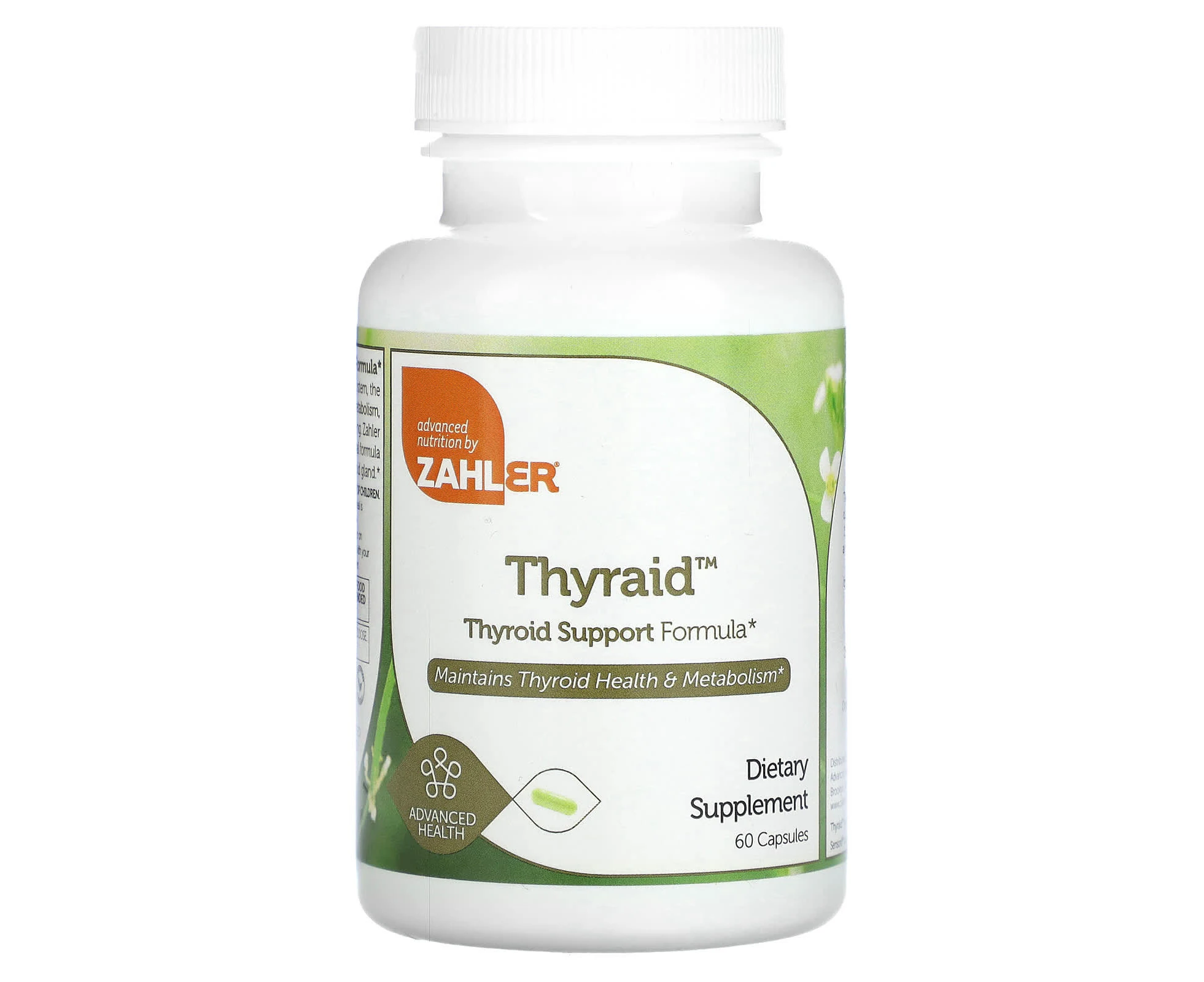 Zahler, Thyraid, Thyroid Support Formula, 60 Capsules