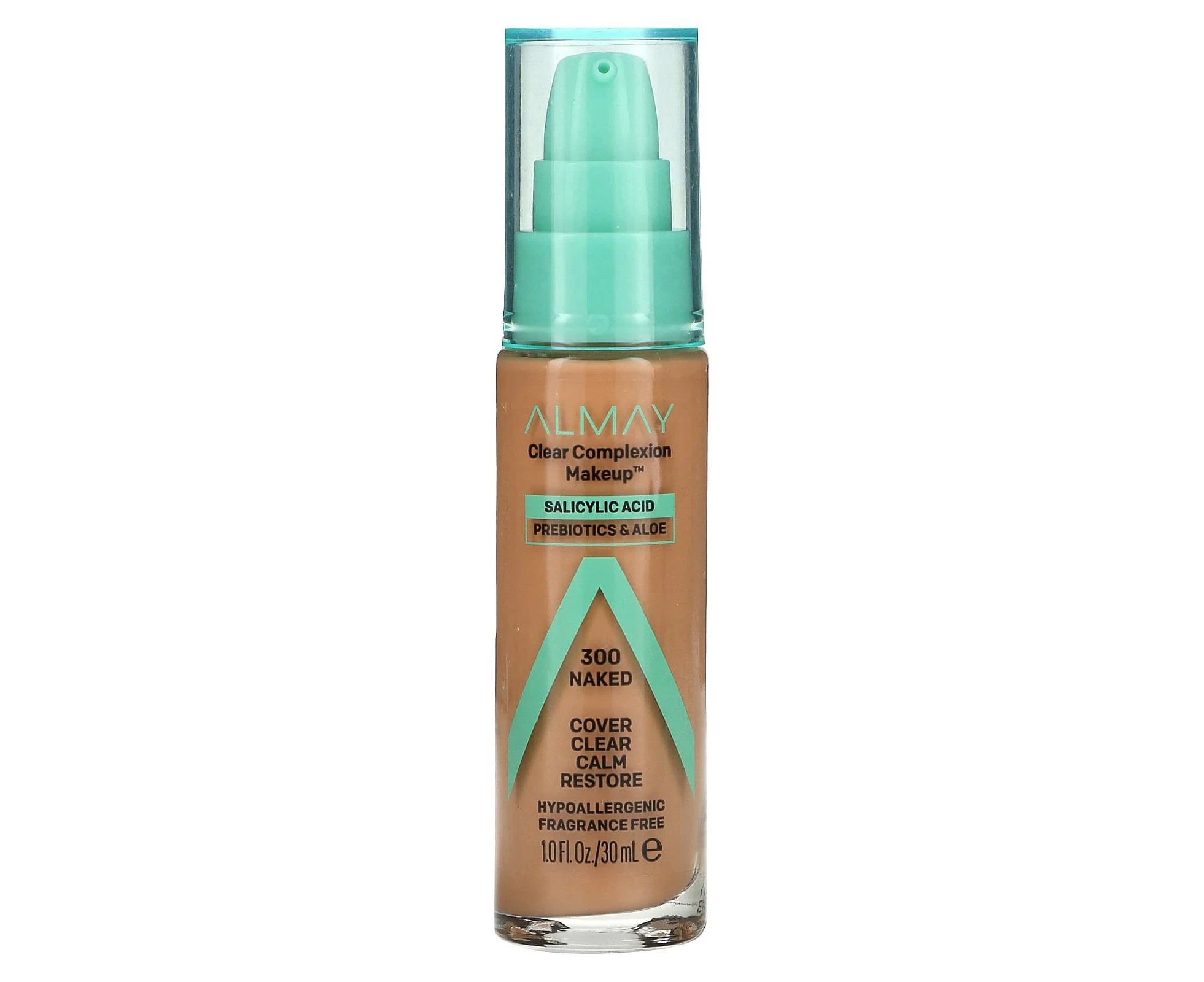 Almay, Clear Complexion Makeup, 300 Naked, 1 fl oz (30 ml)