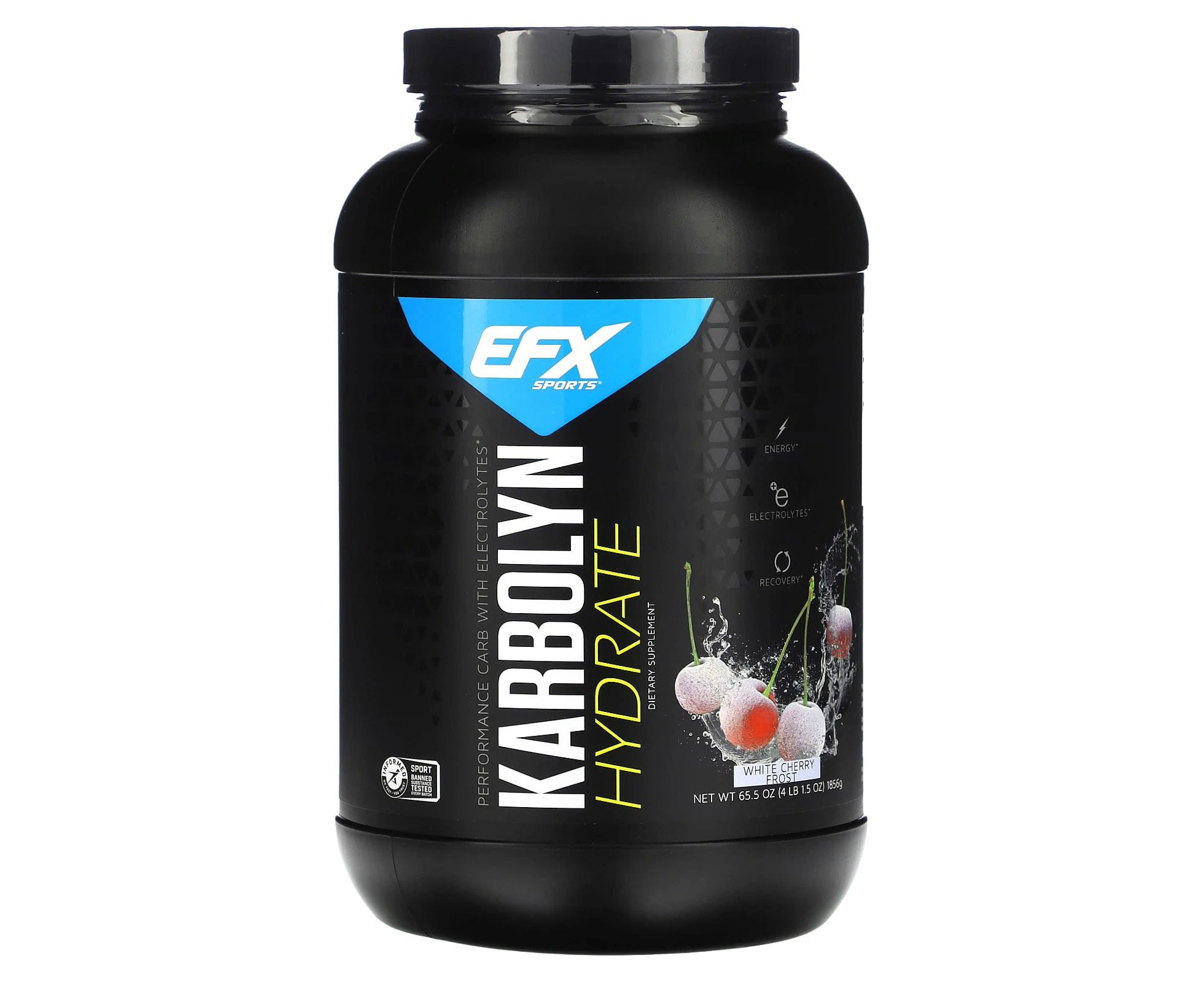 EFX Sports, Karbolyn Hydrate, White Cherry Frost, 4 lb 1.5 oz (1,856 g)