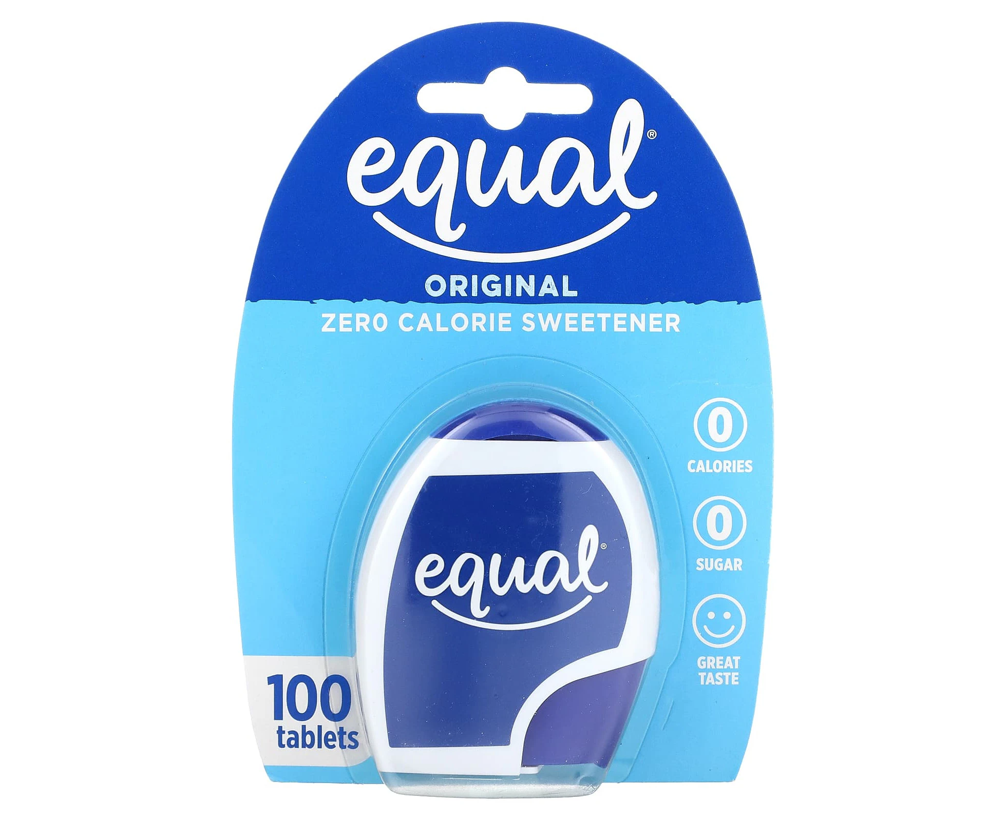 Equal, Zero Calorie Sweetener, Original, 100 Tablets