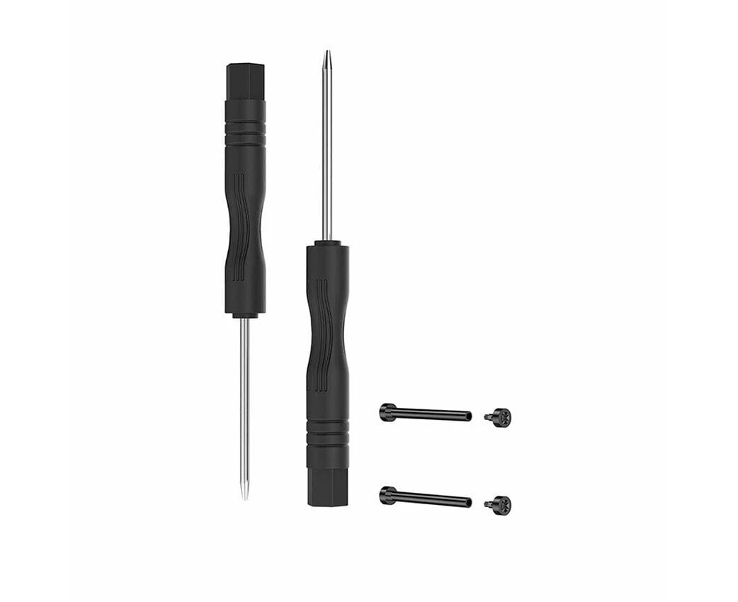 Replacement Pair of Garmin Watch Pin Screw Rod Sets and Tools - Black, 22mm