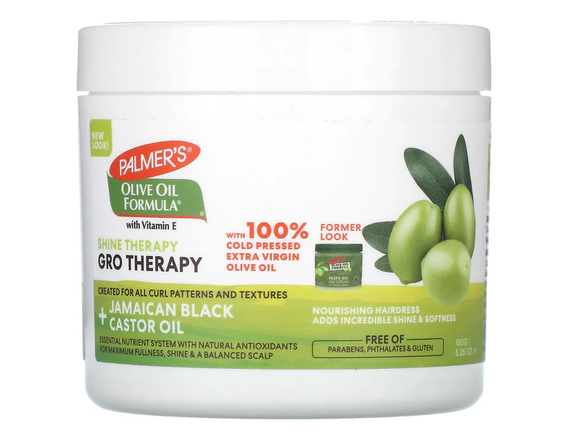 Palmer's, Olive Oil Formula with Vitamin E, Shine Therapy Gro Therapy, 5.25 oz (150 g)