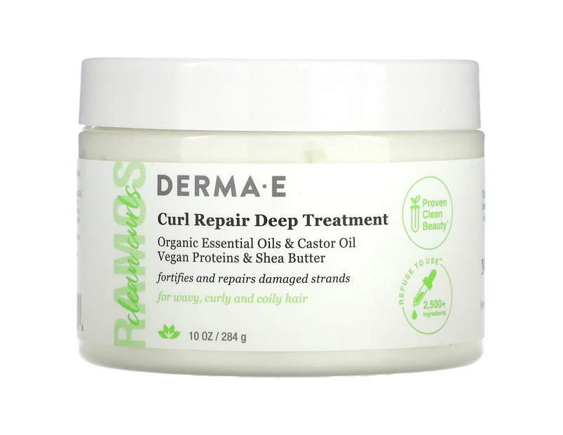 DERMA E, Ramos Clean Curls, Curl Repair Deep Treatment, 10 oz (284 g)