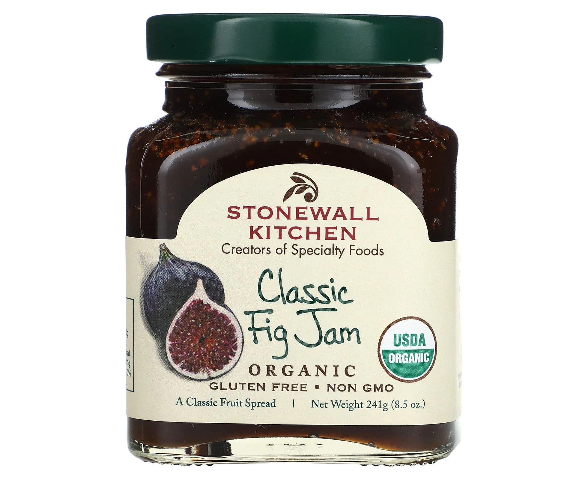 Stonewall Kitchen, Organic Classic Fig Jam, 8.5 oz (241 g)