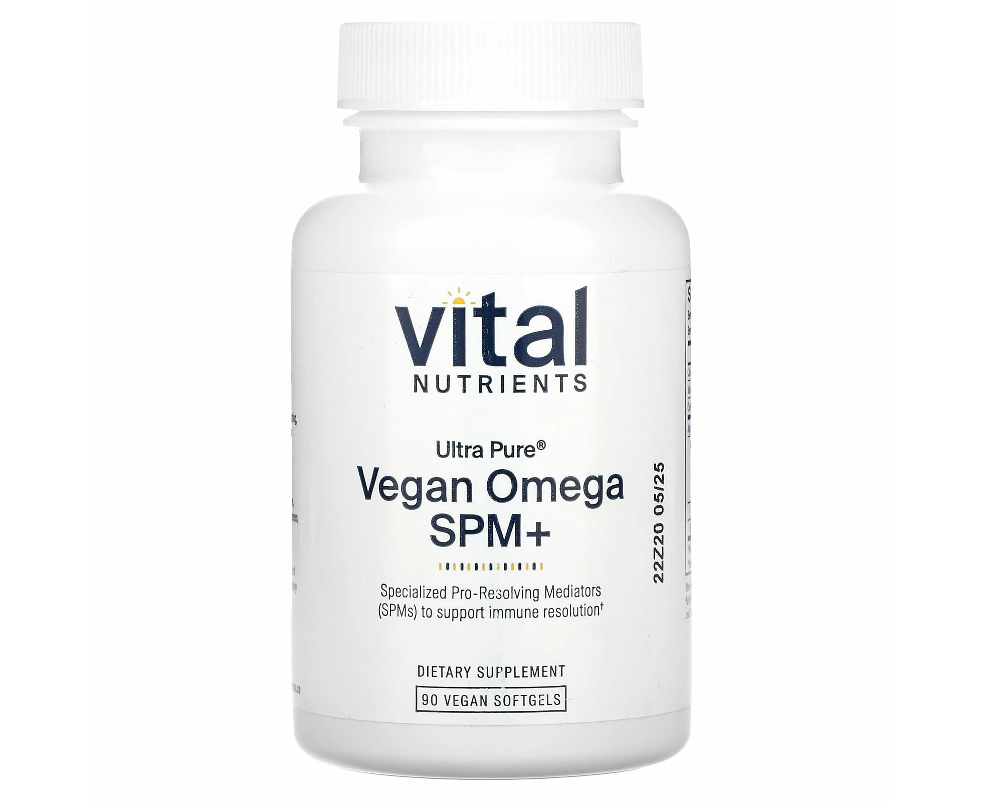 Vital Nutrients, Ultra Pure, Vegan Omega SPM+, 90 Vegan Softgels