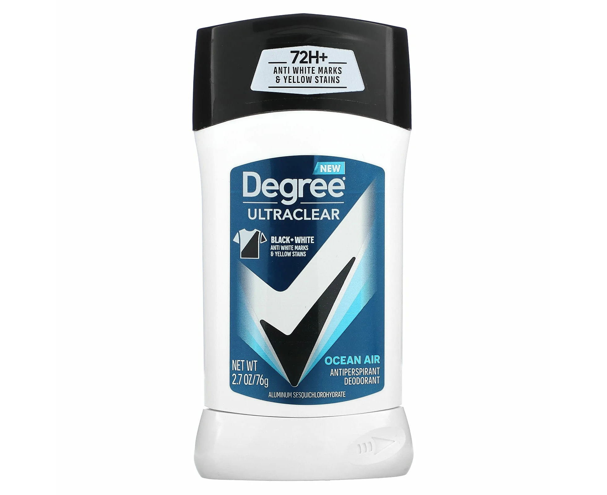 Degree, UltraClear, Black + White, Antiperspirant Deodorant, Ocean Air, 2.7 oz (76 g)