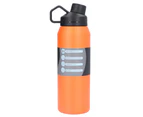 Metal Water Bottle 1000Ml 304 Stainless Steel Thermal Insulation Portable Insulated Water Bottleorange