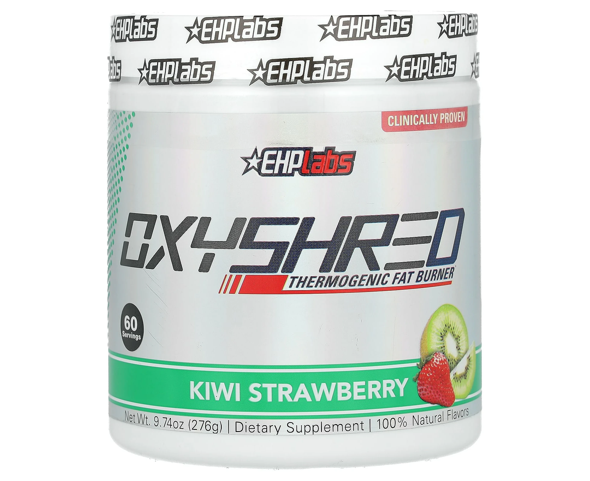 EHPlabs, OxyShred, Thermogenic Fat Burner, Kiwi Strawberry, 9.74 oz (276 g)