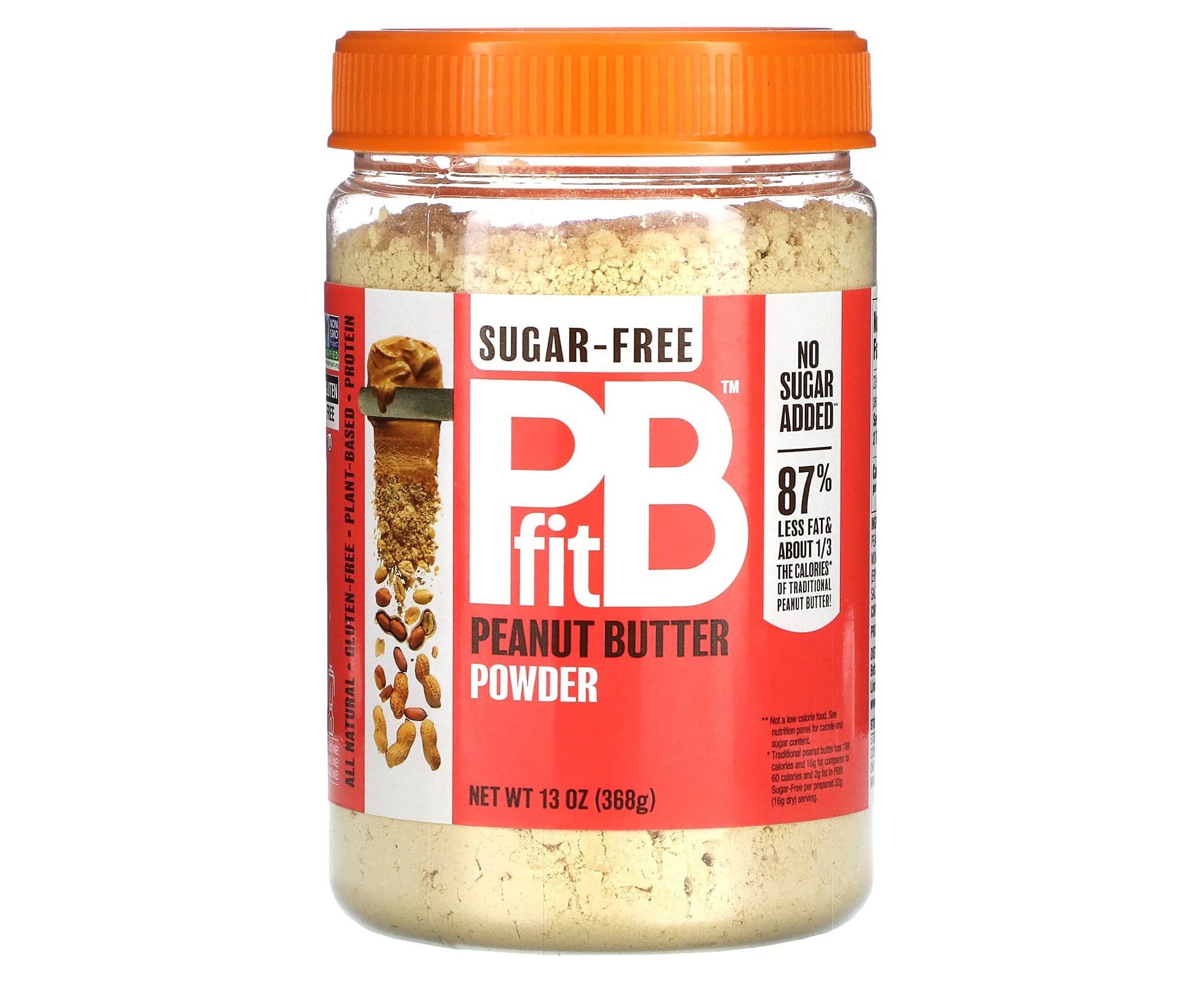 PBfit, Peanut Butter Powder, Sugar-Free , 13 oz (368 g)