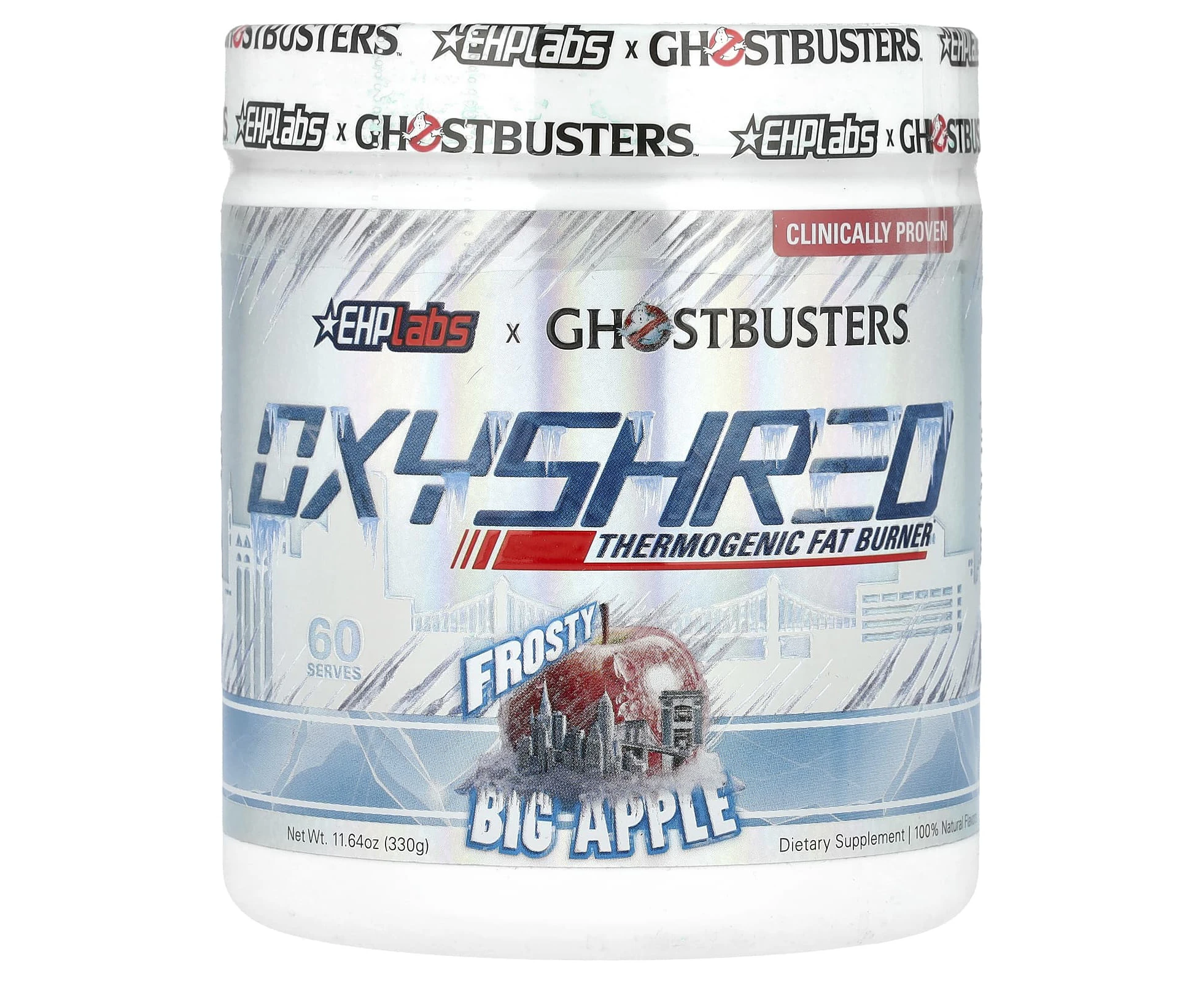 EHPlabs, Ghostbusters, OxyShred, Thermogenic Fat Burner, Frosty Big Apple, 11.64 oz (330 g)