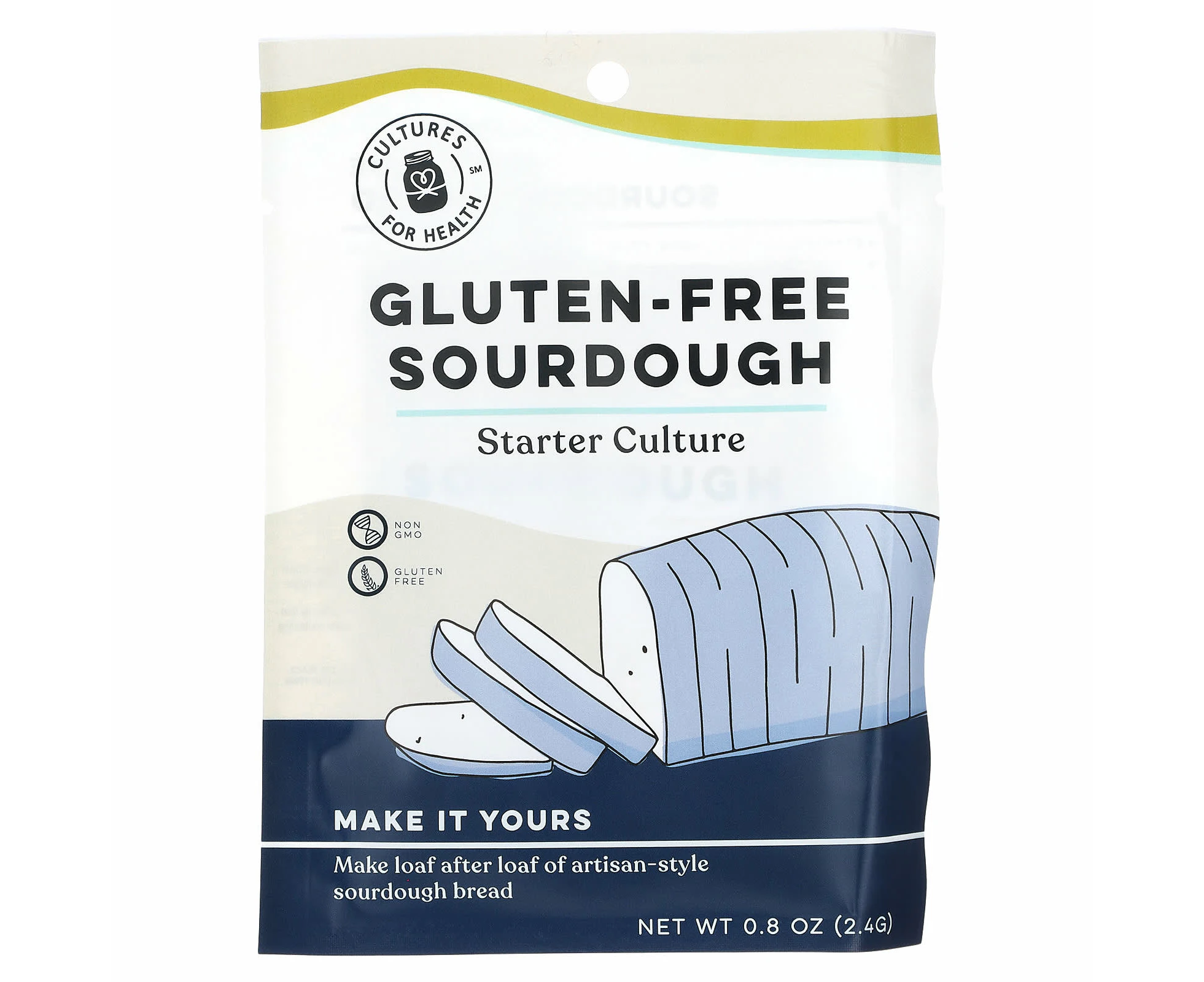 Cultures for Health, Gluten-Free Sourdough, 0.8 oz (2.4 g)