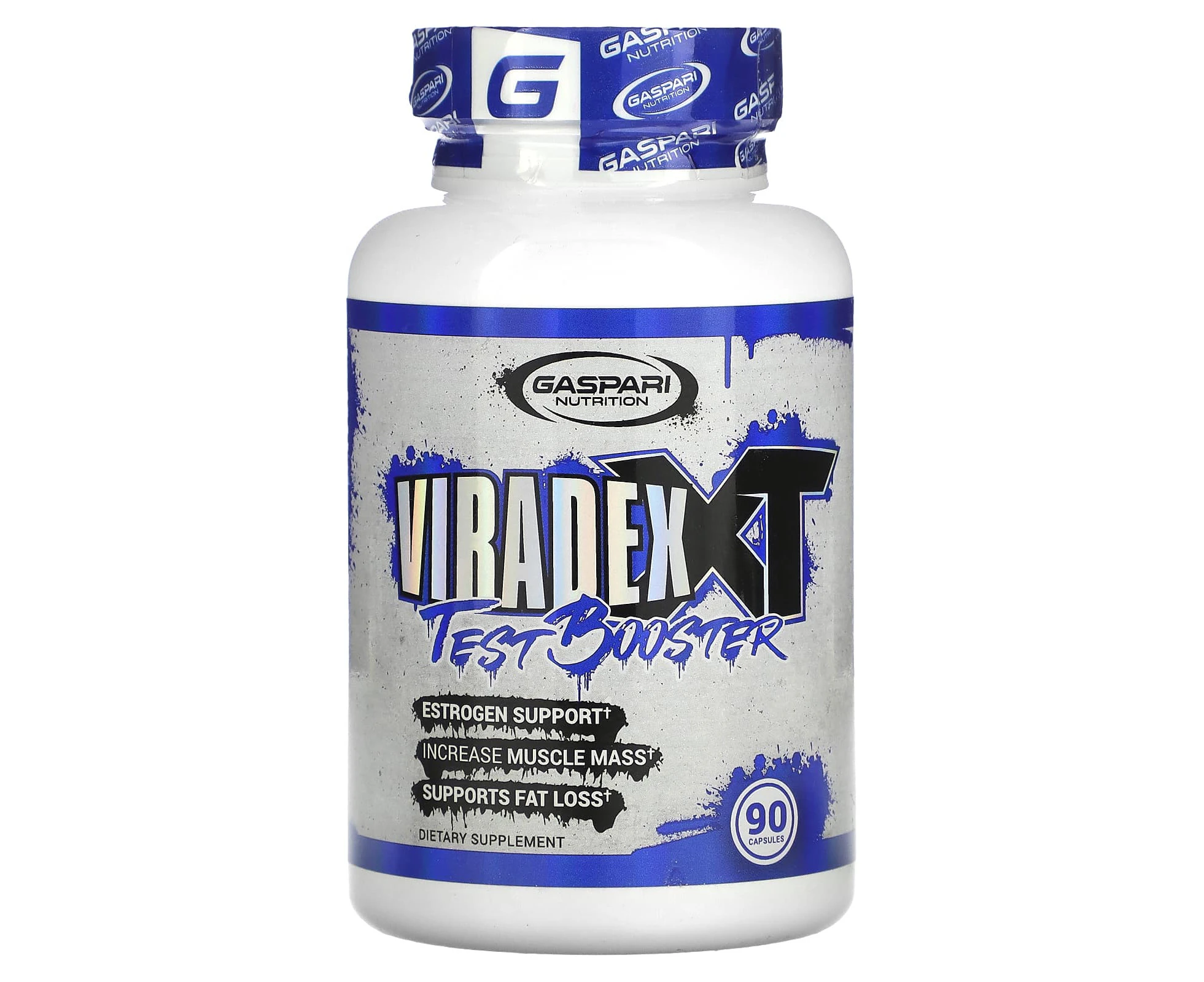 Gaspari Nutrition, Viradex XT, Test Booster, 90 Capsules