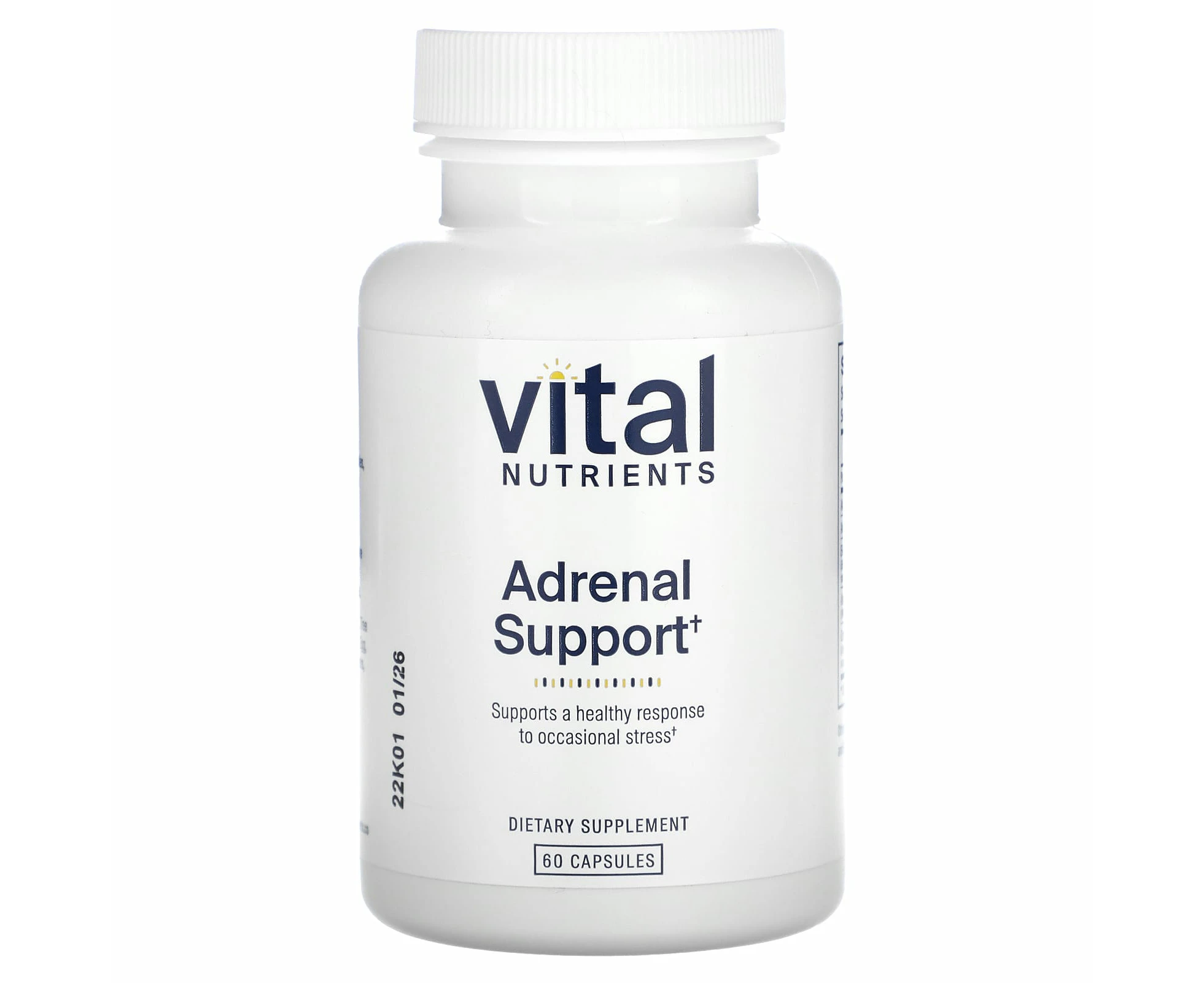 Vital Nutrients, Adrenal Support, 60 Capsules