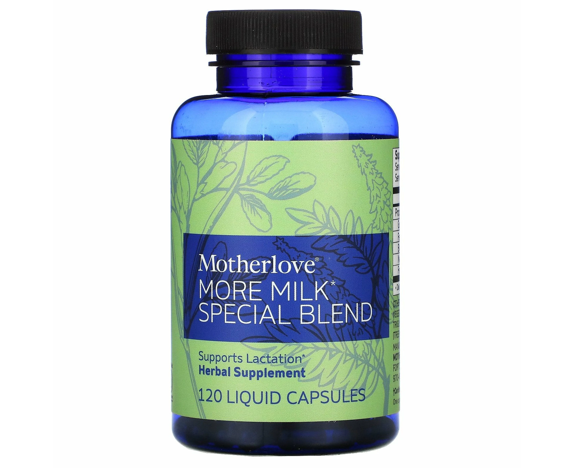 Motherlove, More Milk Special Blend, 120 Liquid Capsules