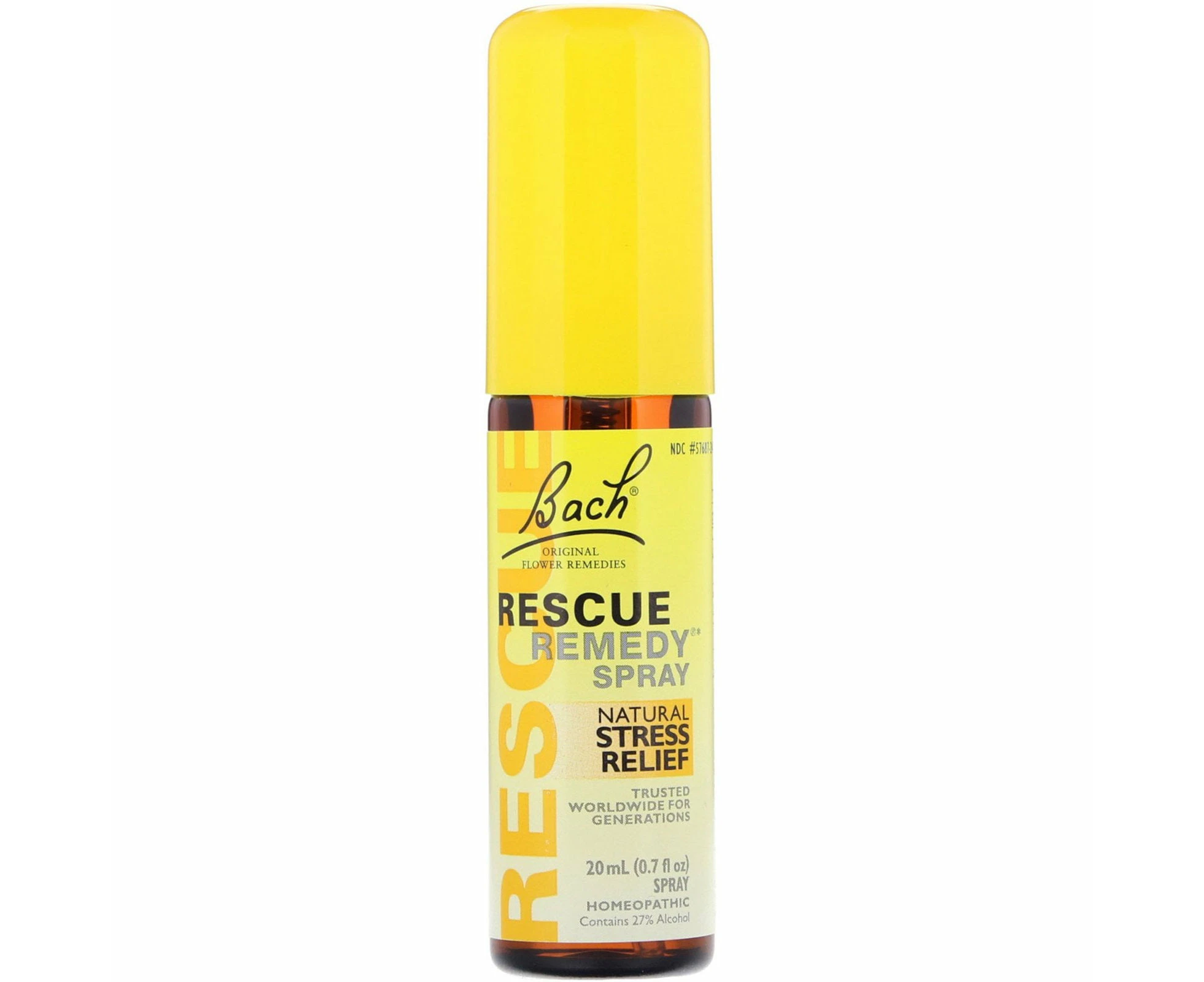 Bach, Original Flower Remedies, Rescue Remedy Spray, Natural Stress Relief, 0.7 fl oz (20 ml)