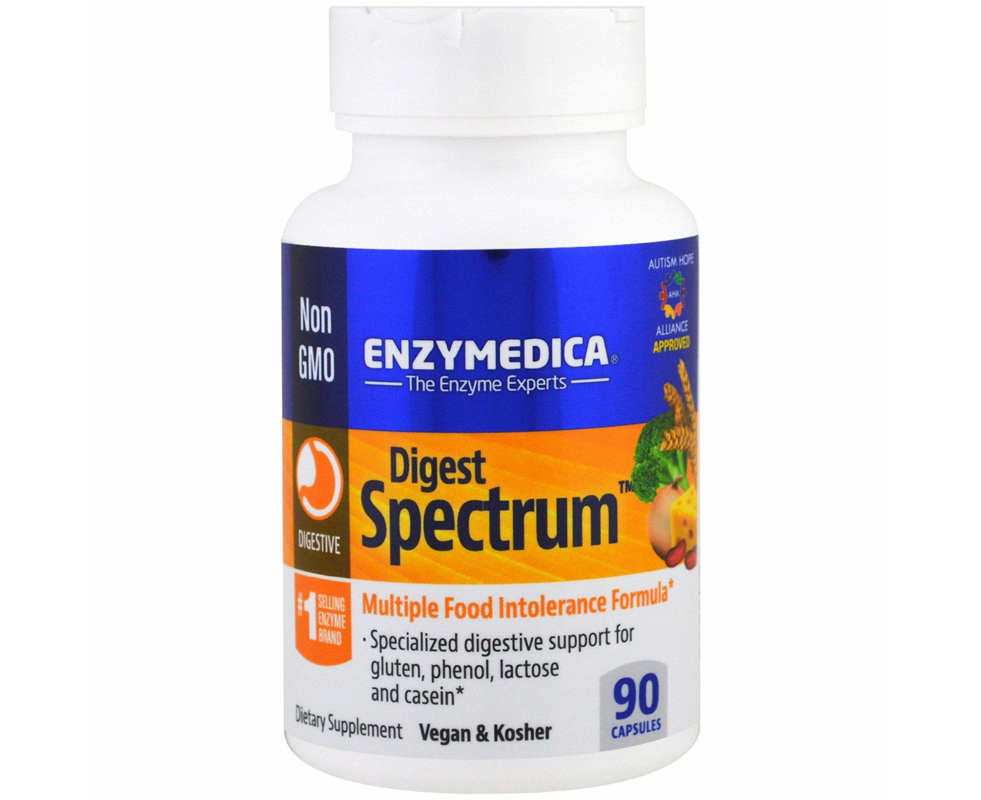 Enzymedica, Digest Spectrum, 90 Capsules