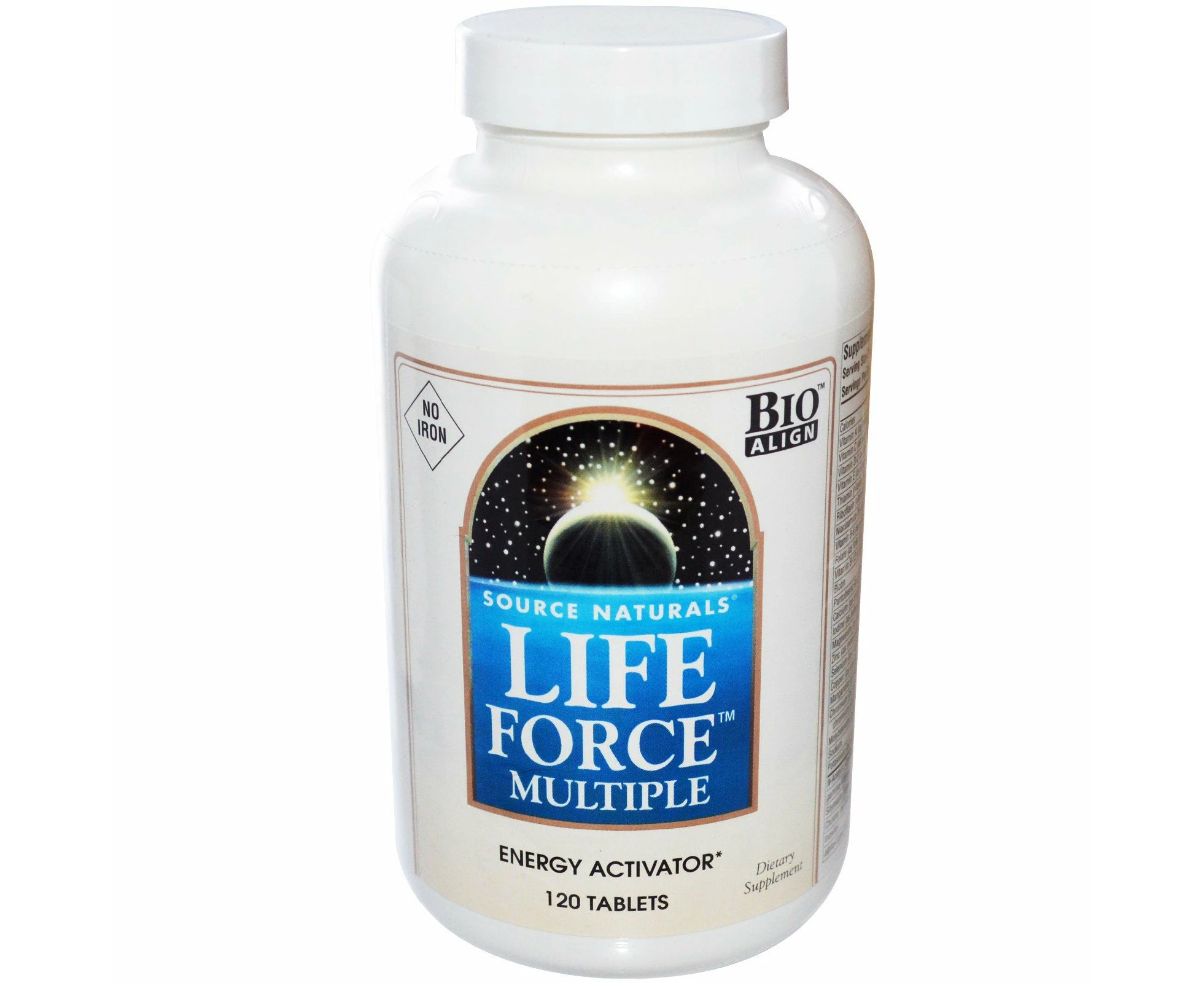 Source Naturals, Life Force Multiple, No Iron, 120 Tablets