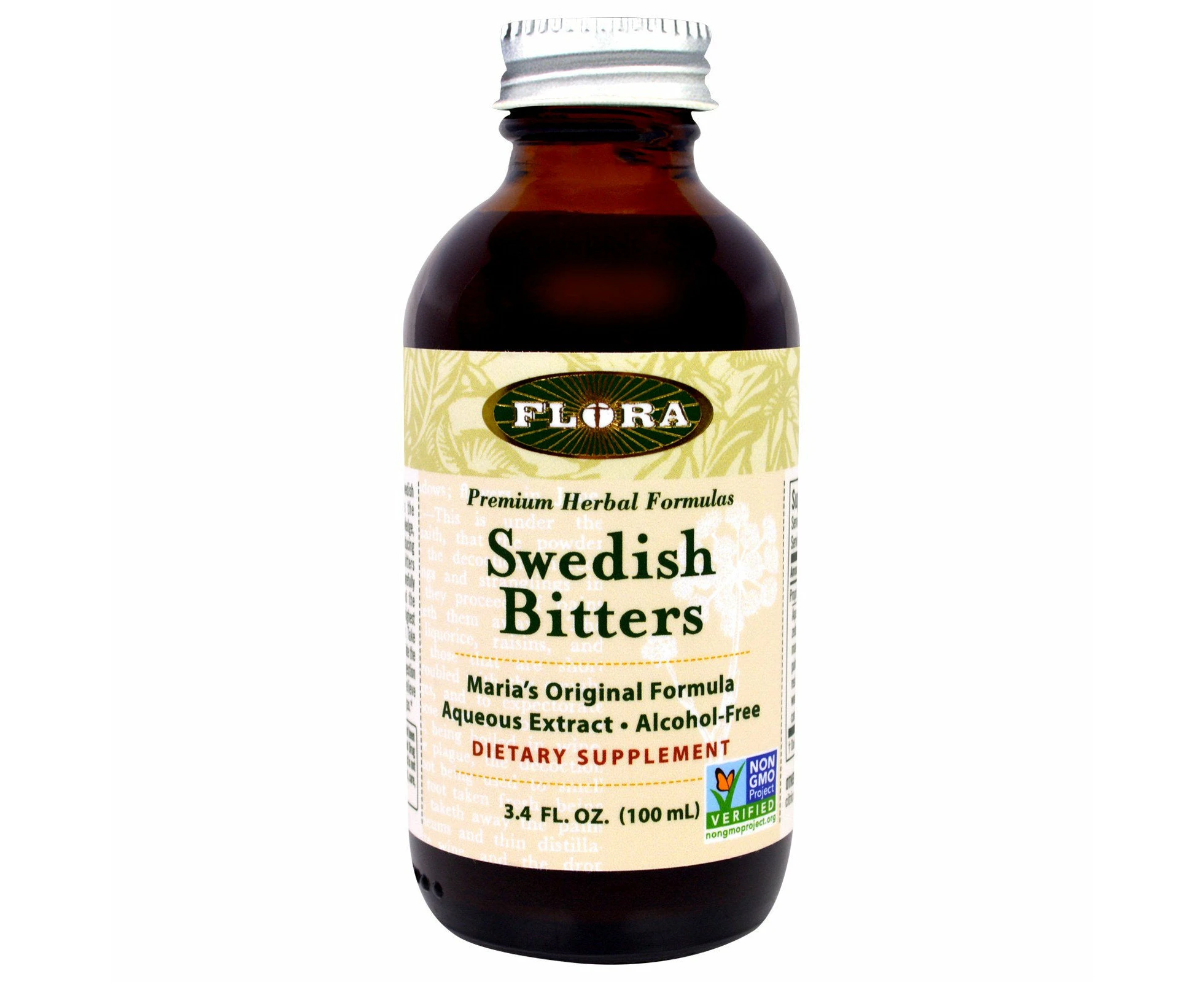 Flora, Swedish Bitters, 3.4 fl oz (100 ml)