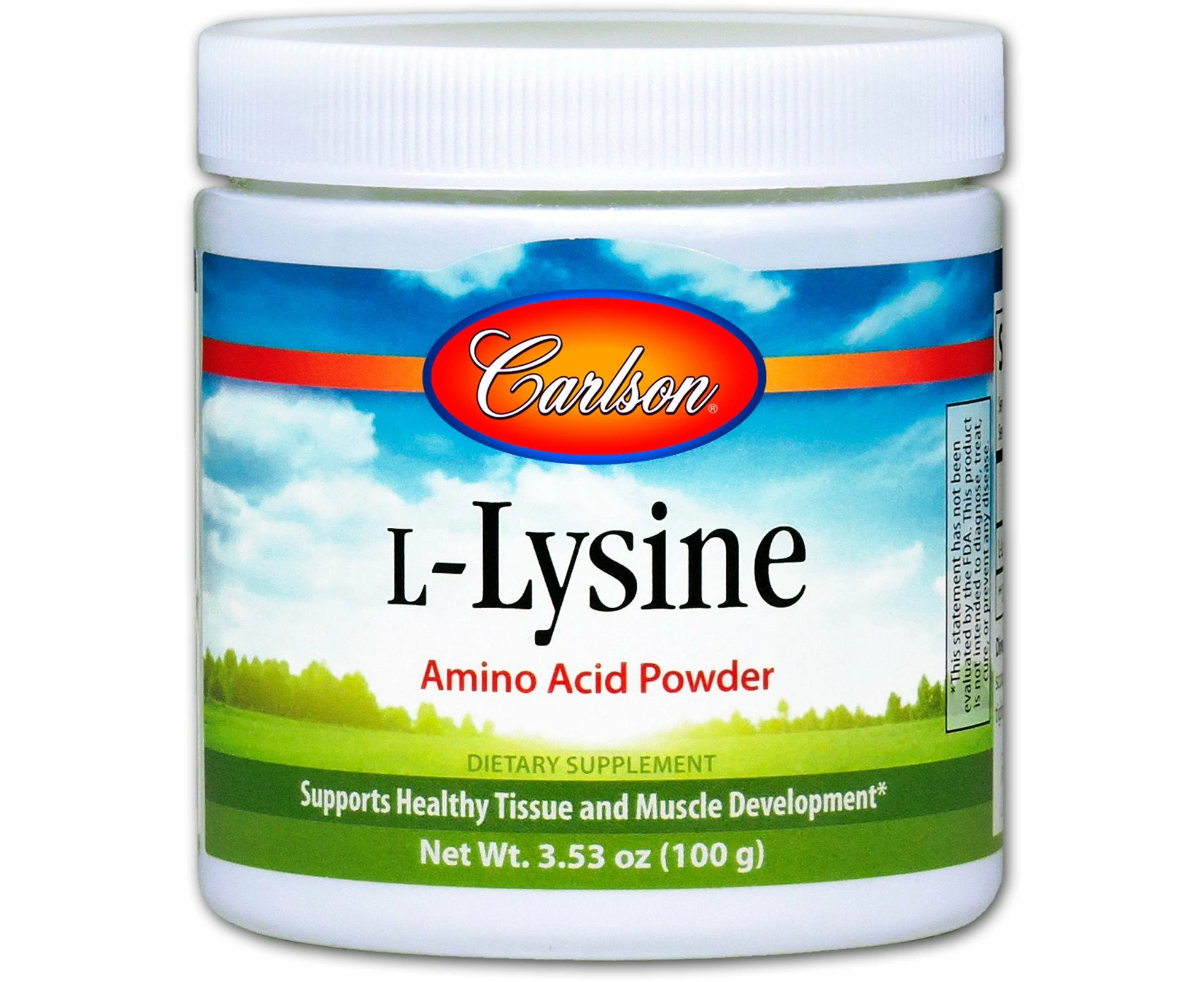 Carlson Labs, L-Lysine, Amino Acid Powder, 3.53 oz (100 g)