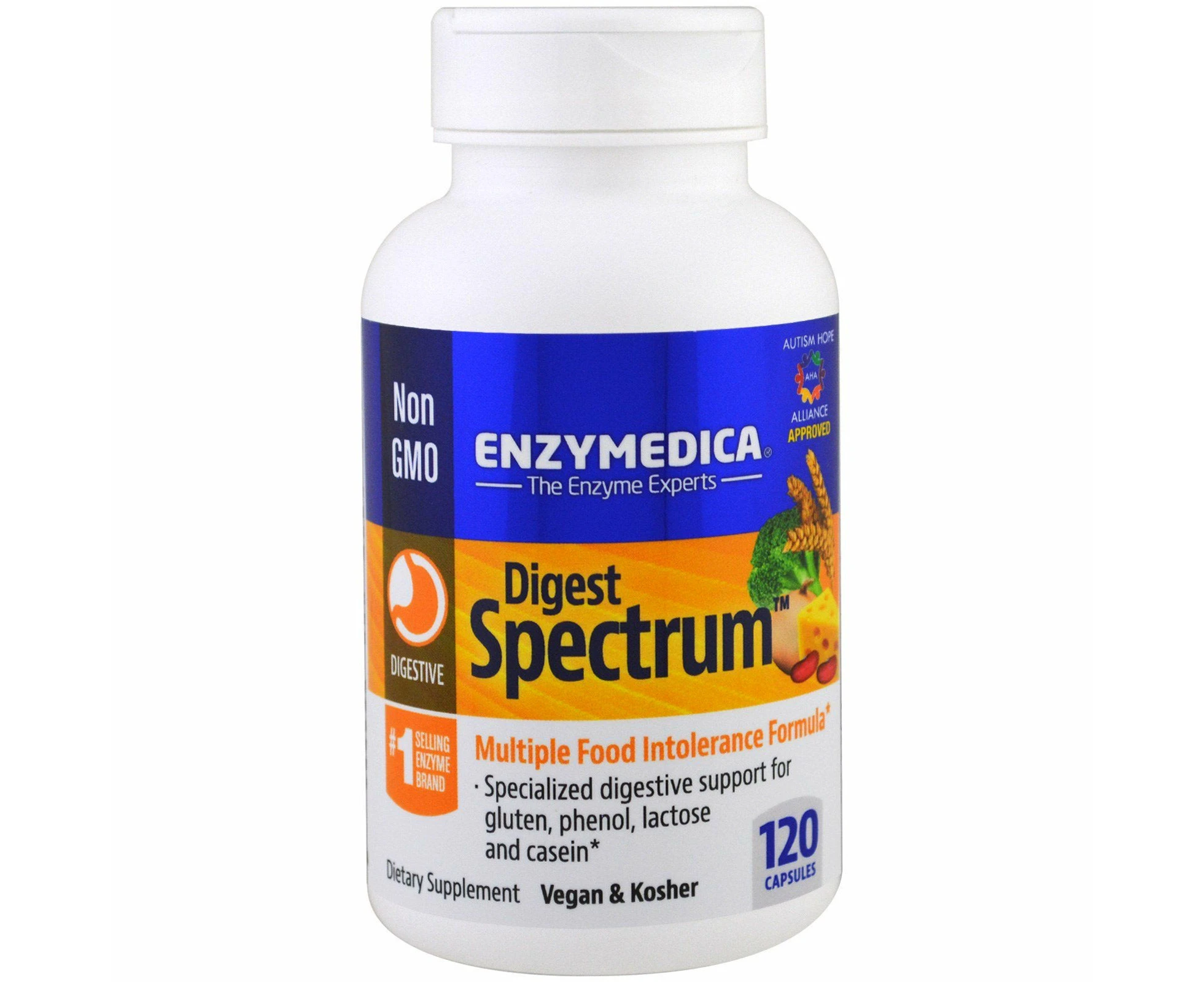 Enzymedica, Digest Spectrum, 120 Capsules