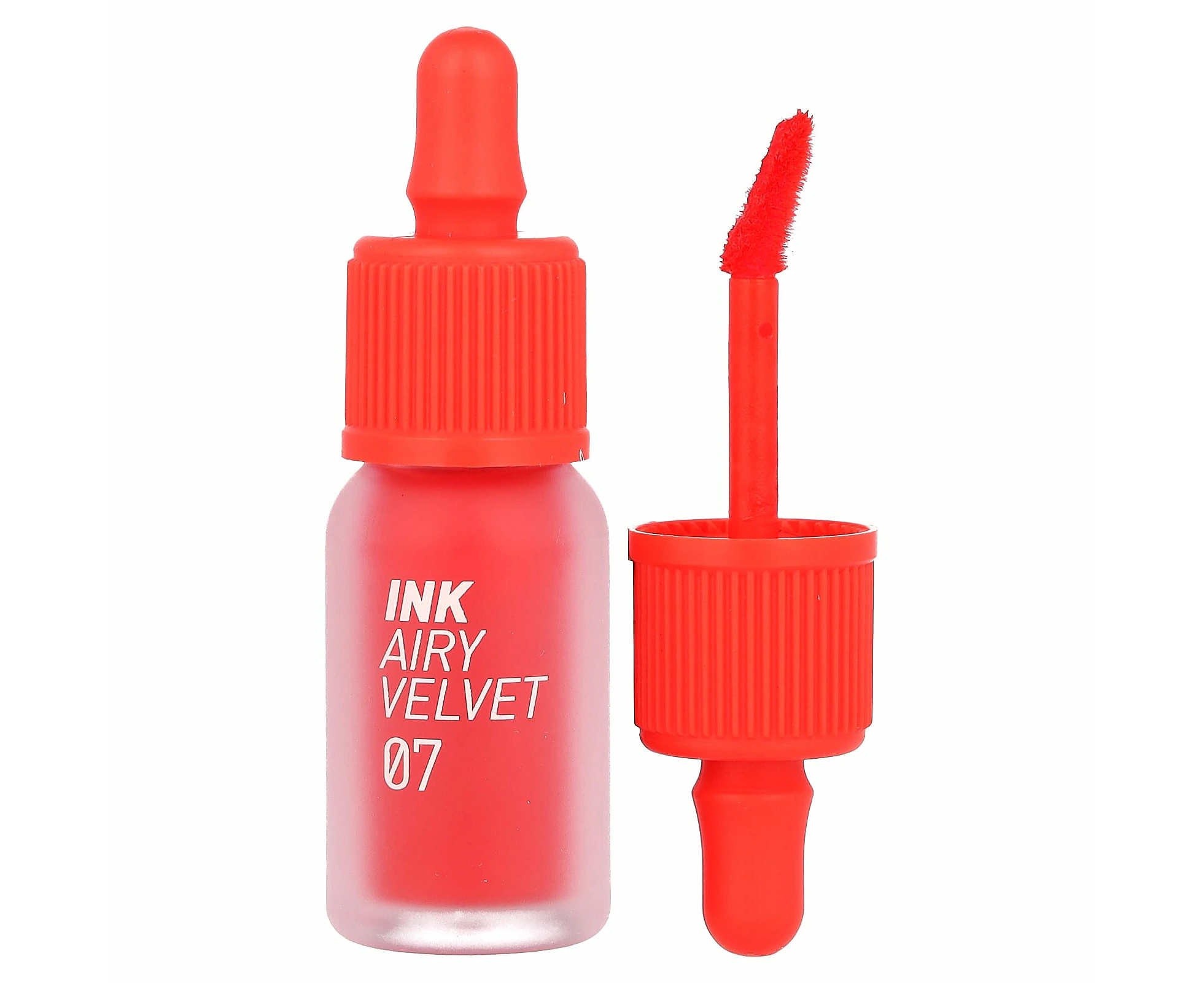 Peripera, Ink Airy Velvet Lip Tint, 07 Heart Grapefruit, 0.14 oz (4 g)