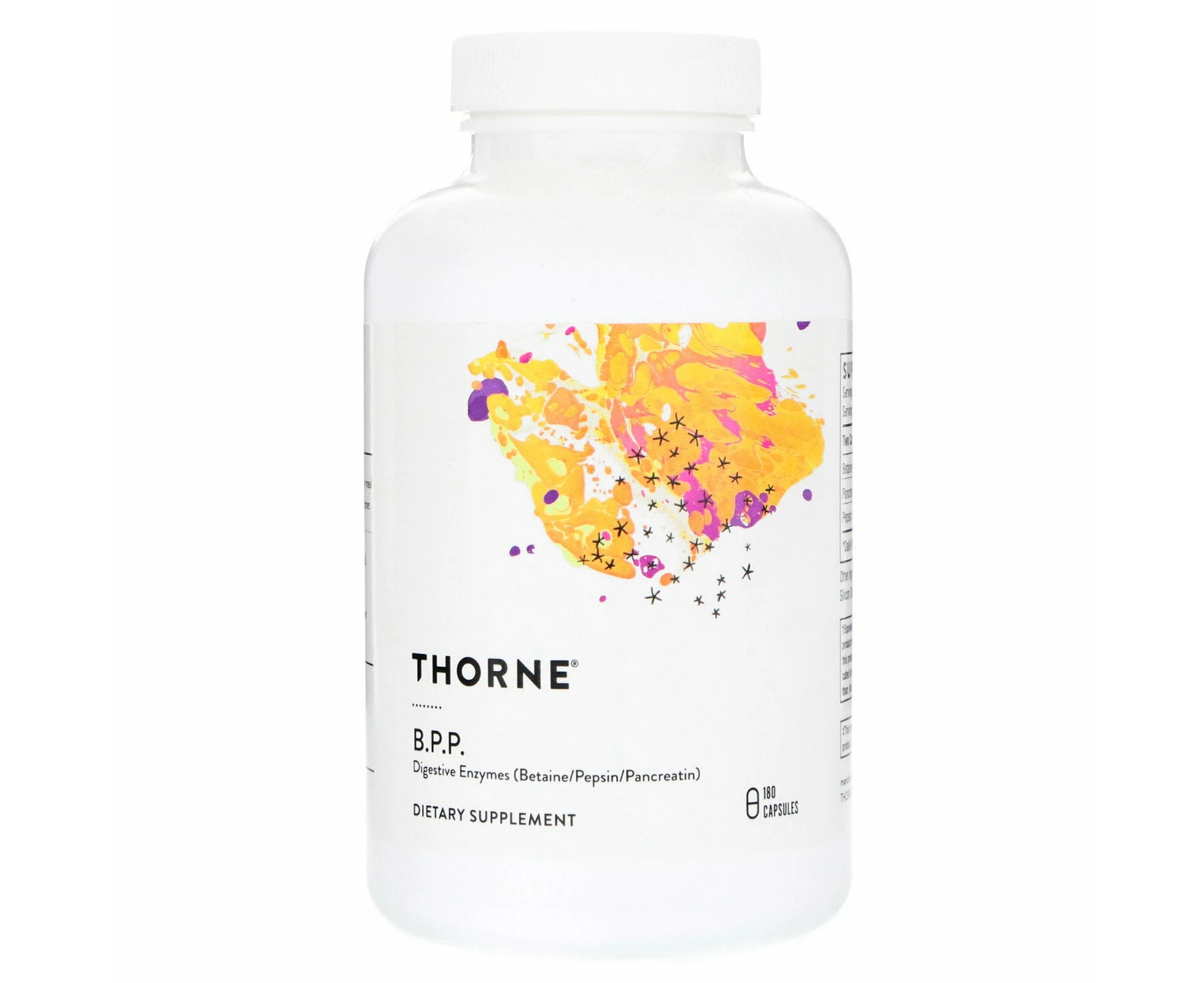 Thorne Research, B.P.P., (Betaine / Pepsin / Pancreatin), Digestive Enzymes, 180 Capsules