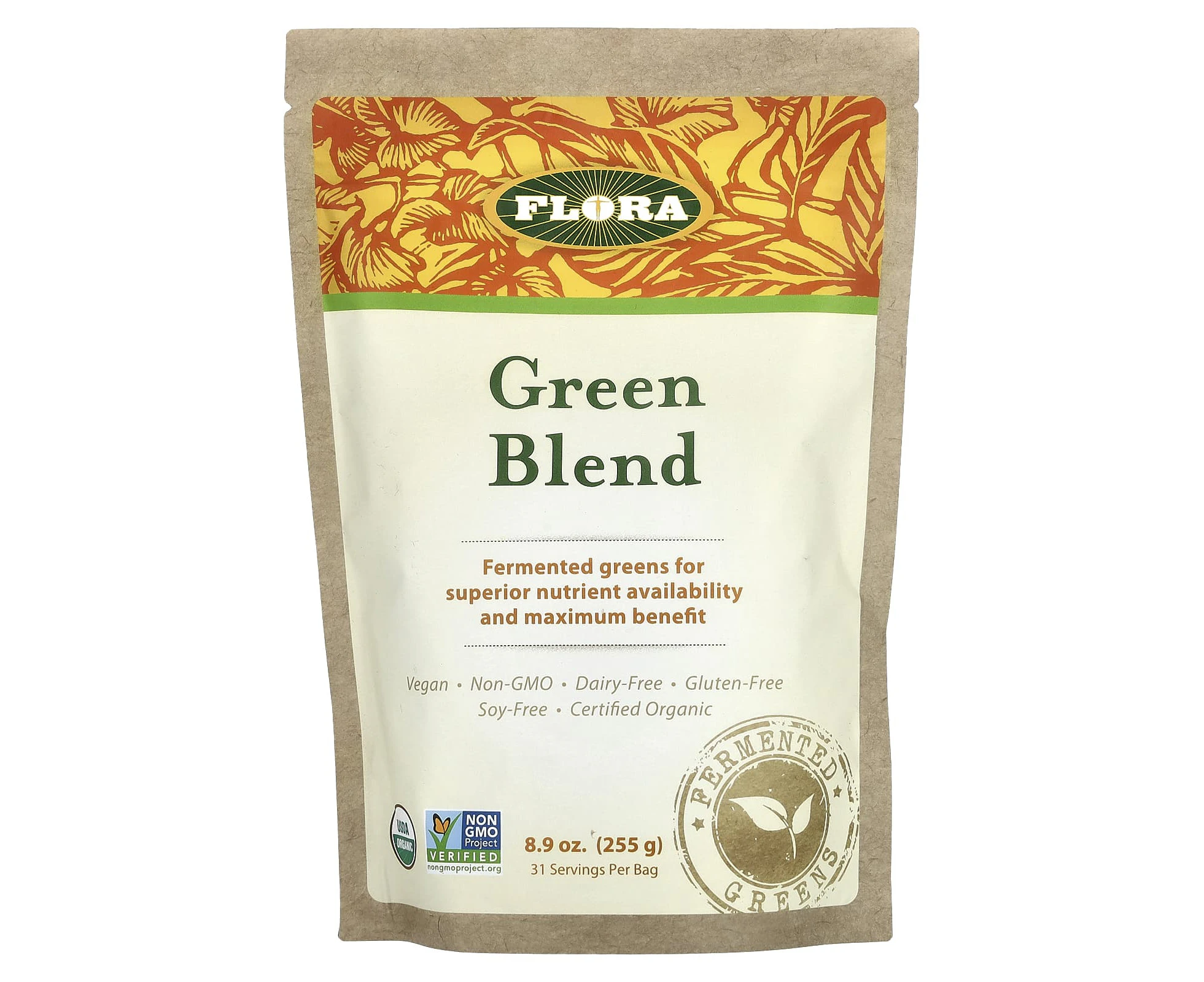 Flora, Green Blend, 8.9 oz (255 g)