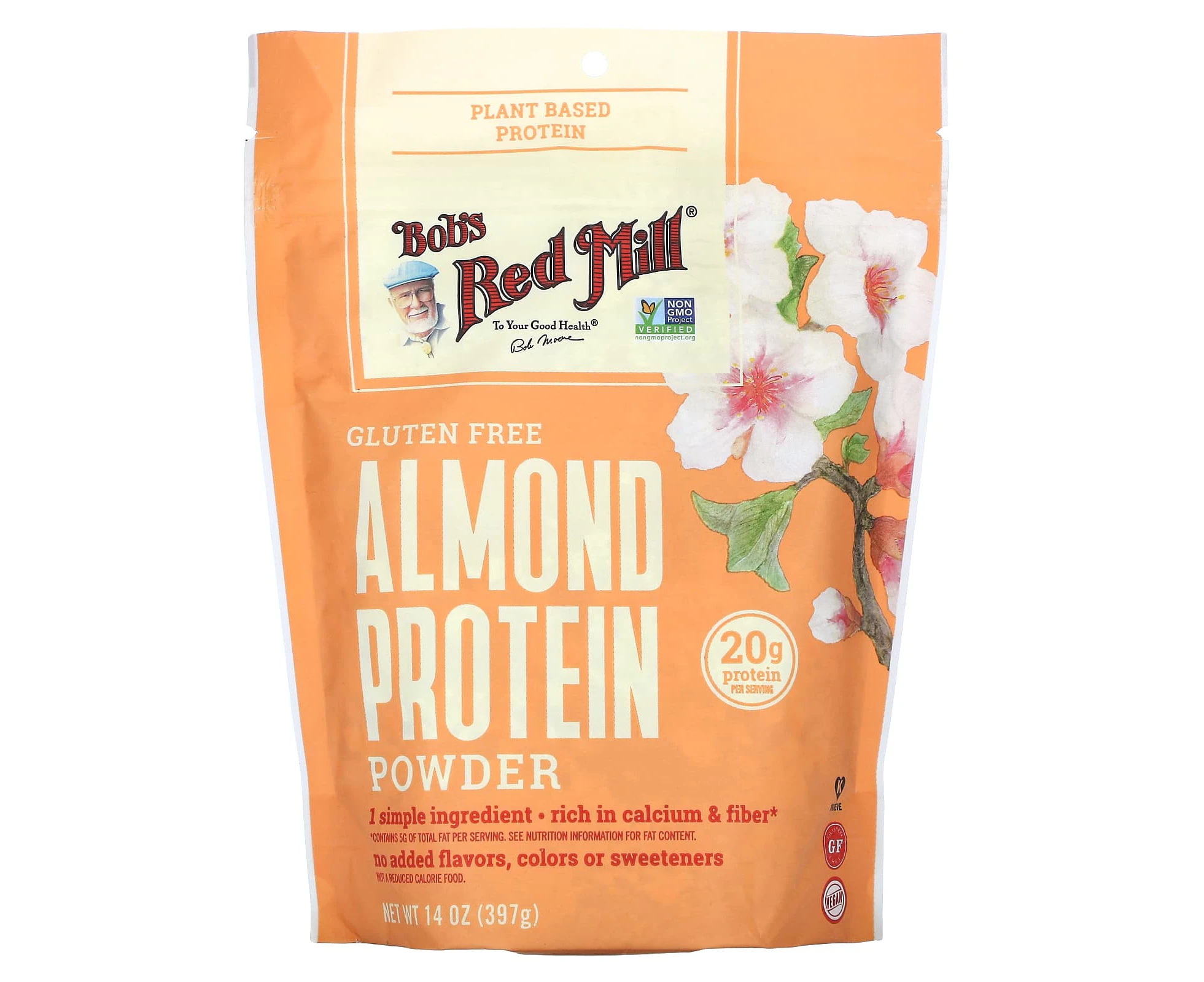 Bob's Red Mill, Almond Protein Powder, Gluten Free, 14 oz (397 g)