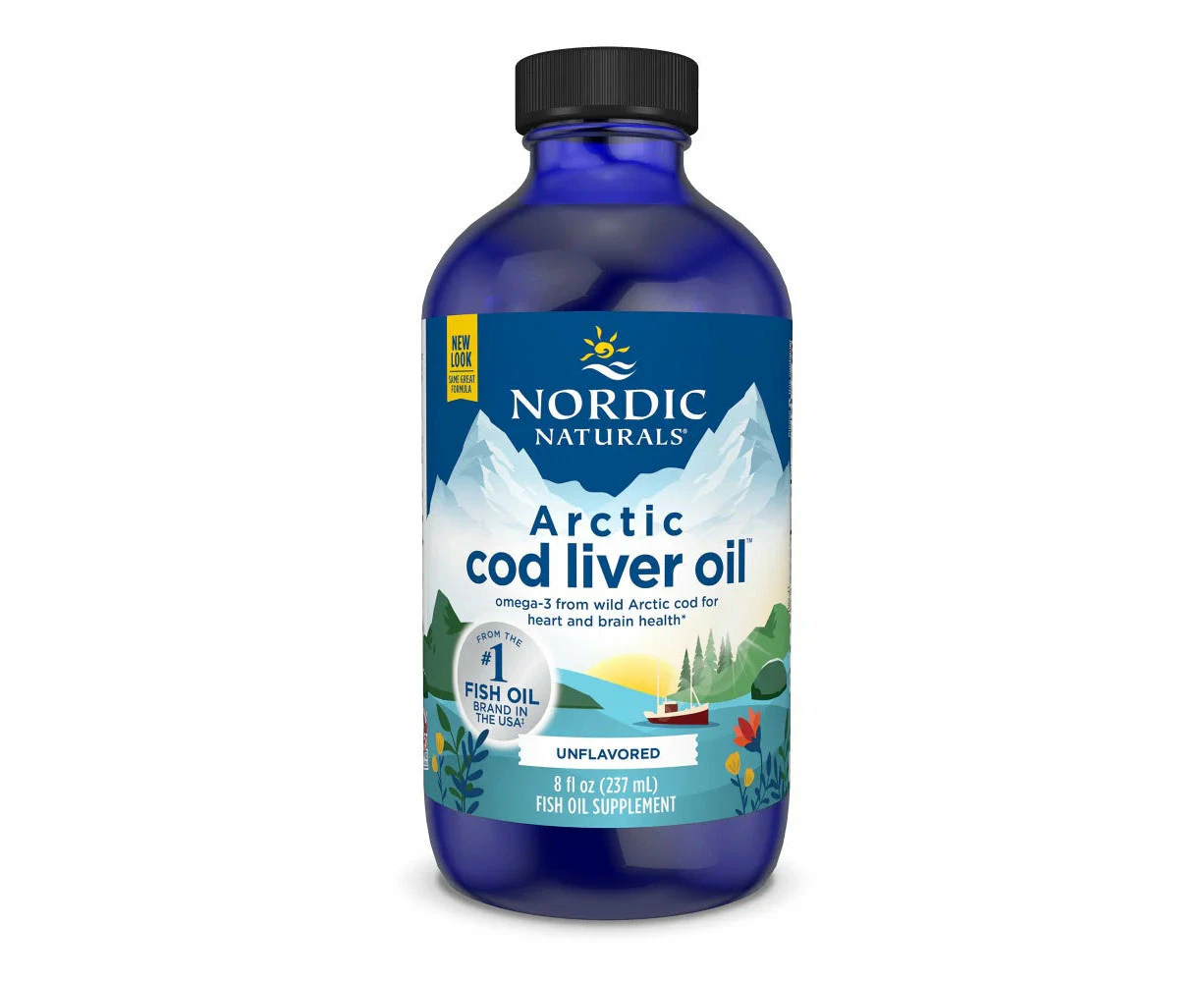 Nordic Naturals Artic Cod Liver Oil- Unflavored-8Oz